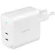 USB-laddare LogiLink 2 x USB-C PD 40W GaN