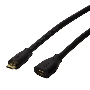 Förlängningskabel LogiLink MicroUSB 3 m
