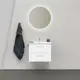 Möbelpaket 4AQUA Slim 60 med Tvättställ och Spegel Aura LED