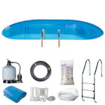 Poolpaket Swim & Fun Inground Pool Oval