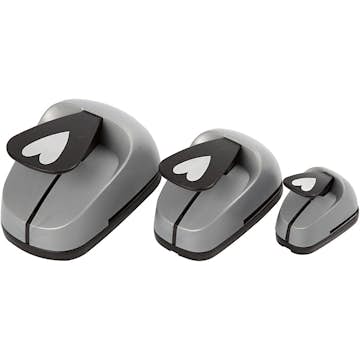 Stansar Creativ Company Lager på Lager Hjärta Stl 25+49+75 mm 3-pack