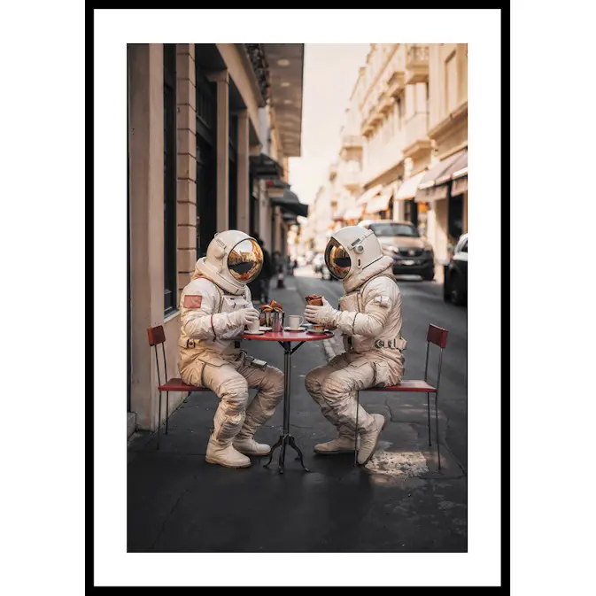 Poster Gallerix Astronauts Getting Coffee