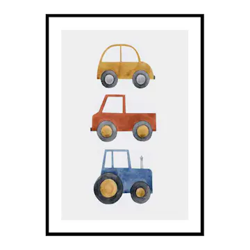 Poster Gallerix Three Vehicles