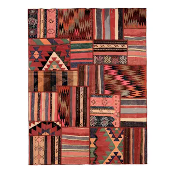 Persisk Patchworkmatta Arkiio Shiraz/Azerbajdzjan 152x202