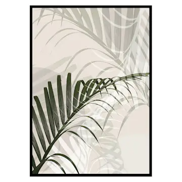 Poster Gallerix Abstract Palm Leaves No2