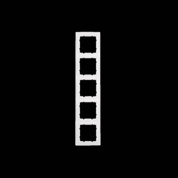 Kombinationsram Hager 5-fack i Plast S.1