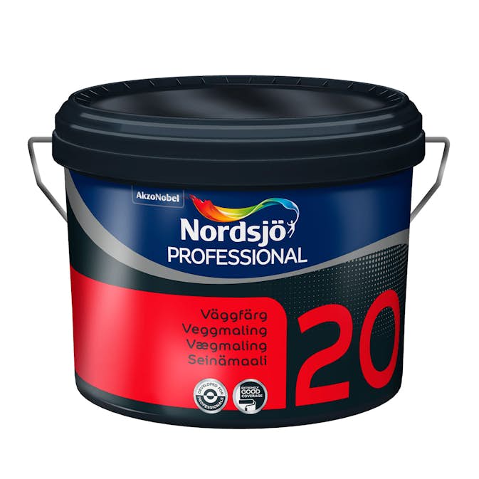 Väggfärg Nordsjö Professional 20 Vit