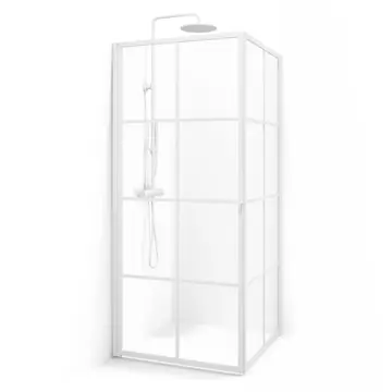 Duschhörn Macro Design Empire Hörna Klarglas Med Spröjs