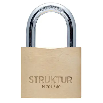 Hänglås Millers Mässing H 701/40Ll7011