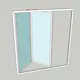 Vikparti Allvy Sunroom s75 3-Glas 2-Delad
