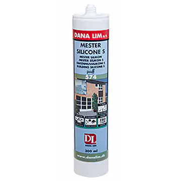 Fogmassa Danalim Dana Silikon 574 Transparent 300 ml för Kakel och Natursten