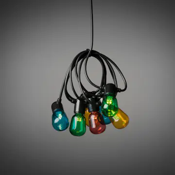 Ljusslinga Gnosjö Konstsmide Ovala lampor LED E14