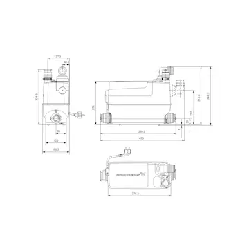 Avloppspump Grundfos Sololift2 C-3