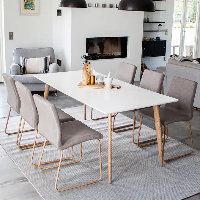 Matgrupp Venture Home Pontus Milla med 6 Stolar