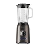 Blender Black+Decker 1,5L Borstat Stål 1200W med Turbofunktion & Justerbara Hastigheter