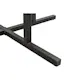 Utebord Comfort Garden Lines Runt 140 cm Akacia/Svart