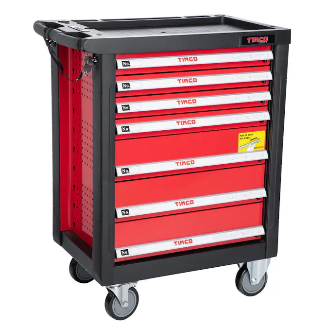 Verktygsvagn Timco 7 ltk 221-delad Med Verktyg