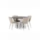 Matgrupp furniture/fashion Stone Ø120 cm med 4 Limhamn Light Stolar