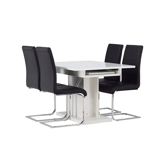 Matgrupp Venture Home Pluto med 4 Tempo Stolar