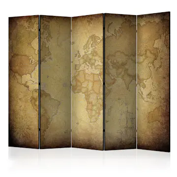 Rumsavdelare Skärmvägg Arkiio Old Map II 225x172 cm