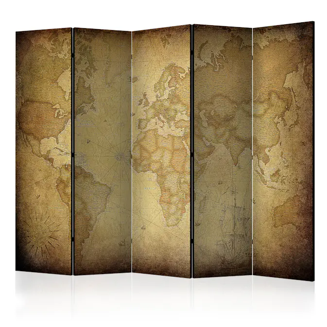 Rumsavdelare Skärmvägg Arkiio Old Map II 225x172 cm