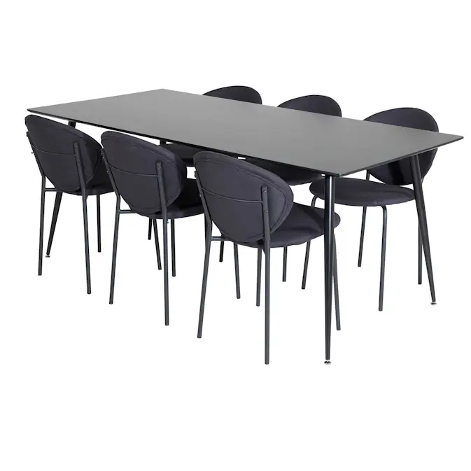 Matgrupp Venture Home Silvia med 6 Valor Stolar