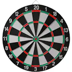 Darttavla Home it Dubbelsidig med 6 Dartpilar