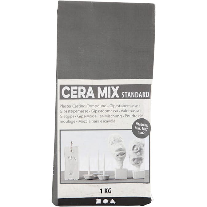 Modellgips Creativ Company Cera-Mix Standard Ljusgrå