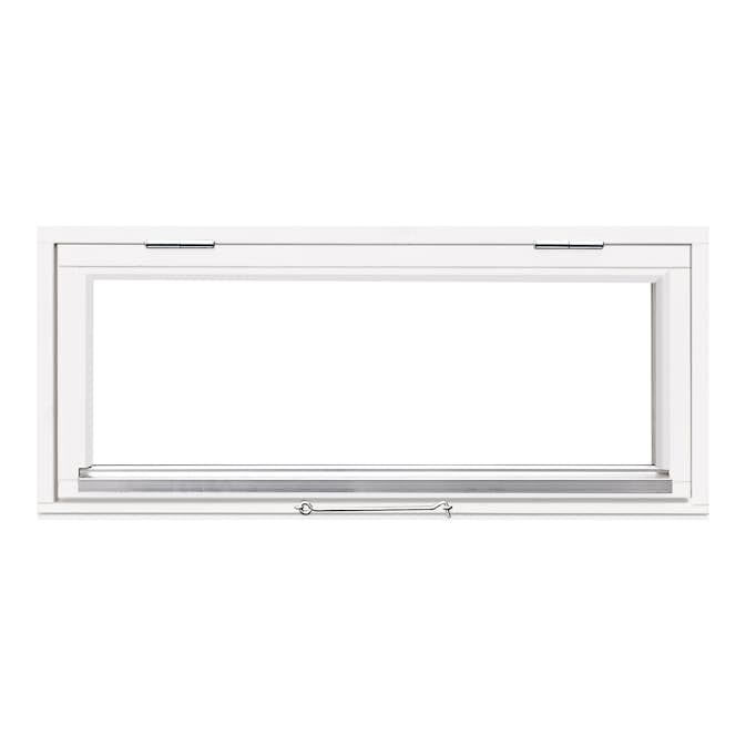 Fönster Landskap 90x40 cm Öppningsbart Vitmålat