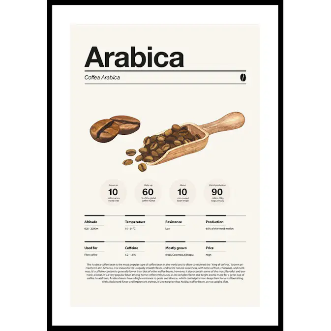 Poster Gallerix Arabica Coffee Beans