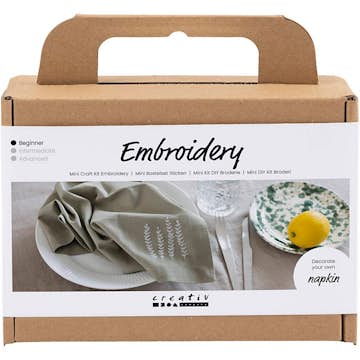 DIY-kit Creativ Company Broderi Servett