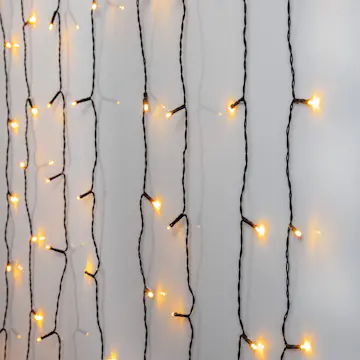 Ljusgardin Star Trading Golden Varmvit 120L