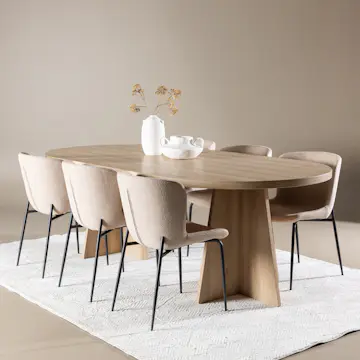 Matgrupp Venture Home Bootcut 230 med 6 st Modesto Stolar