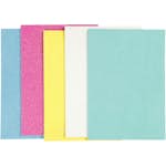 Dekorgummi Creativ Company Mixade Ljusa Färger A5 148x210 mm 5 Ark/1 Förp Självhäftande