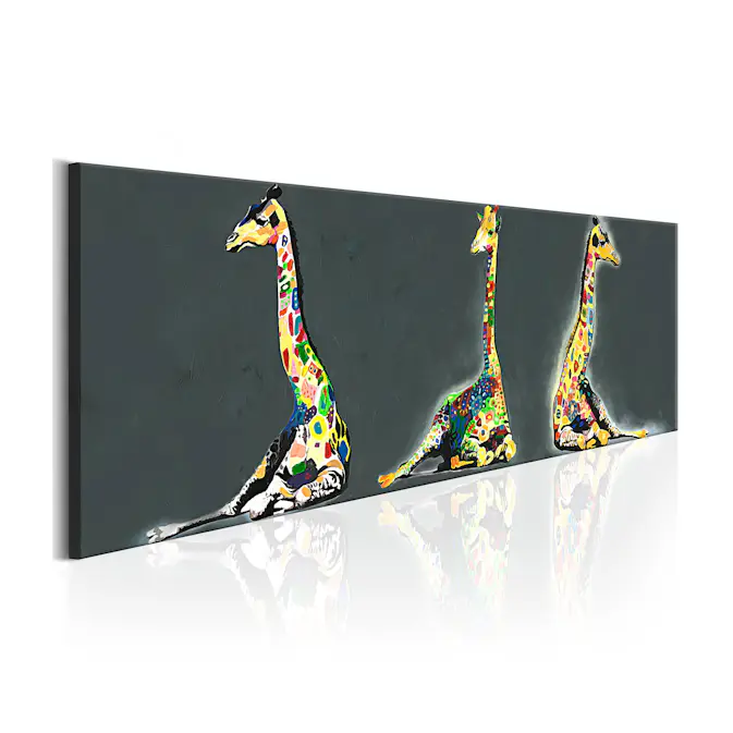 Tavla Arkiio Colourful Giraffes