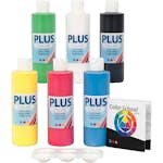Hobbyfärg Creativ Company Plus Color Primärfärger 6x250 ml/1 Förp