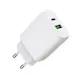 Laddare GEAR 220V 1xUSB-C + 1xUSB-A PD/PPS 30W + 18W QC