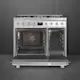 Gasspis Smeg C92GMX2 Sinfonia Rostfri med Dubbelugn och Grillfunktion