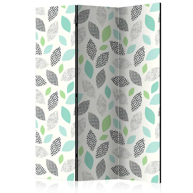 Rumsavdelare Skärmvägg Arkiio Patterned Leaves 135x172 cm