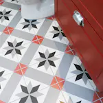 Kakeldekor Konradssons Kerion Optique Framboise Decor 20x20 cm