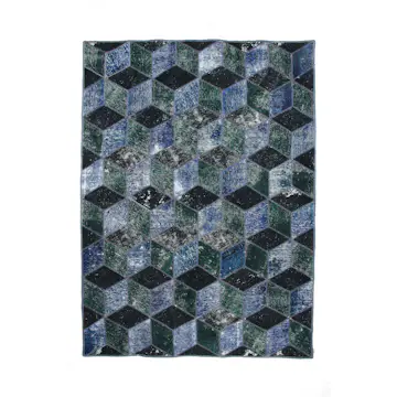 Persisk Patchworkmatta D-sign Handknuten 750760