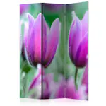 Rumsavdelare Skärmvägg Arkiio Purple Spring Tulips 135x172 cm