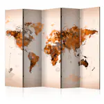 Rumsavdelare Skärmvägg Arkiio World in Brown Shades II 225x172 cm