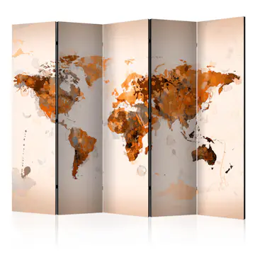 Rumsavdelare Skärmvägg Arkiio World in Brown Shades II 225x172 cm