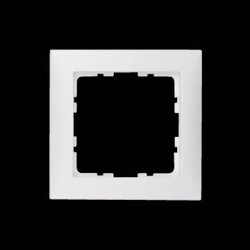 Kombinationsram Hager 1-fack i Plast S.1