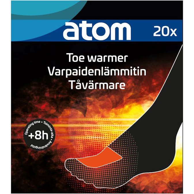 Camping Skoinlägg Atom Tåvärmare 20-pack Flerfärgad