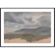Poster Gallerix Landscape Study With Clouds By Emile Loubon