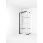 Duschhörn Macro Design Empire Swing Klarglas med Spröjs