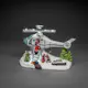 Julby Julfigur Gnosjö Konstsmide Tomte med Helikopter