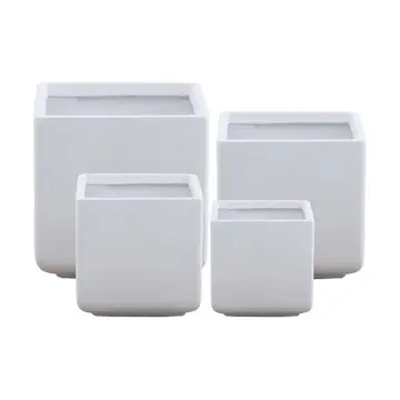 Kruka Lyfco Fyrkantig Vit